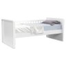 Cama Babá e Guarda Roupa Infantil 2 Portas Tutto New Branco Acetinado - Matic - 4
