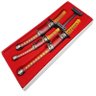 Katana 3 Espada Samurai Sabre Wakizashi Enfeite Miniatura - 2