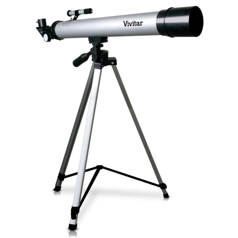 Telescópio Refrator VIVITAR VIVTEL50600 Com Tripé 600mm