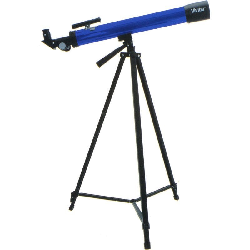 Telescópio Vivitar VIVTEL160X 75x 150x com Suporte Azul