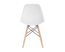 Ver imagem 3 de Cadeira Charles Eames Eiffel Cor Branca Base Madeira Sala Cozinha Jantar
