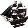 Navio Barco Fragata Caravela Pirata Pérola Negra em Madeira 48cm - 2