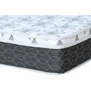 Ver imagem 4 de Cama Box Baú Solteiro: Colchão Molas Bonnel Castor System Class One Face + Base CRC Suede Gray(88x18