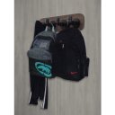 Ver imagem 6 de Cabideiro de Parede Porta Toalhas Mochilas Bolsas Suporte Estilo Industrial Preto