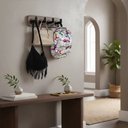 Ver imagem 1 de Cabideiro de Parede Porta Toalhas Mochilas Bolsas Suporte Estilo Industrial Preto