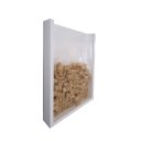 Ver imagem 4 de Quadro Porta Rolhas de Vinho Champanhe Tampinhas Decorativo Branco Laca