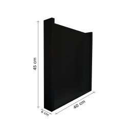 Quadro Porta Rolhas de Vinho Champanhe Tampinhas Decorativo Preto Laca - 4