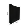 Quadro Porta Rolhas de Vinho Champanhe Tampinhas Decorativo Preto Laca - 4