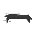 Ver imagem 4 de Suporte de Mesa Base Giratório com Nicho 360° para Tv Preto