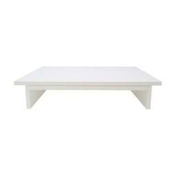 Suporte de Mesa Giratório com Nicho 360° para Monitor Branco - 3