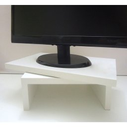 Suporte de Mesa Giratório com Nicho 360° para Monitor Branco - 7