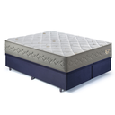 Ver imagem 4 de Base Box Baú King 193x203 Suede com Colchão New 4 Estações Molas Ensacadas