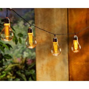 Cordão Luminoso LED Taschibra  10 Lâmpadas Bulbo Amarelo