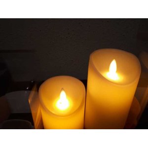 Vela  LED Decorativa 10CM Luz Amarela 7949 TASCHIBRA