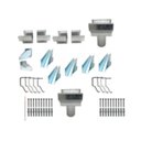 Ver imagem 1 de Kit Calha Super Calha Telhado Beiral 0,30x10m Galvanizada