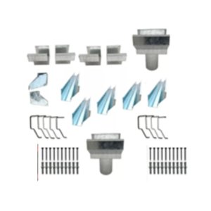 Kit Calha Super Calha Telhado Beiral 0,30x10m Galvanizada