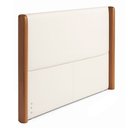 Ver imagem 6 de Cabeceira para Cama Box King 205cm Soft Courino Caramelo/bouclé Suave Off White - Sallar Home