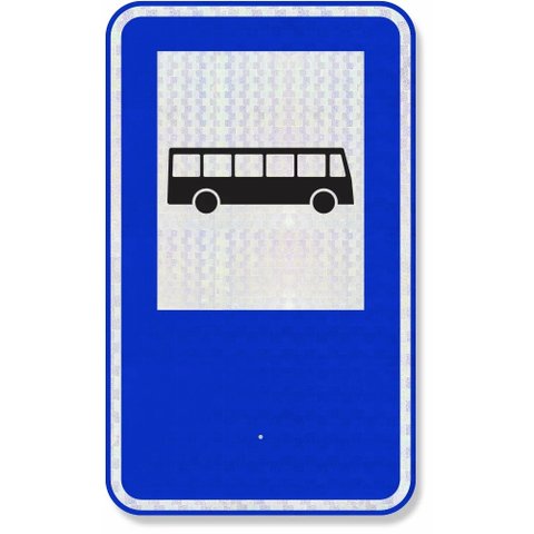 Placa Ponto de Parada Ônibus Sau-26 Resolução Contran Nº 180