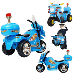 Moto Eletrica Infantil Importway Motorcycle 6v Azul - 2