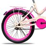 Bicicleta Infantil Celina Aro 20 Freio V-brake Nylon Bege com Cestinha - Colli Bike - 4