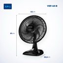 Ver imagem 3 de Ventilador de Mesa Mondial Super Power 40cm 220v 140w Preto Prata Vsp-40-b