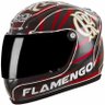 Mini Capacete Moto Enfeite e Decoração Mesa Times Futebol (Mini Helmet) - Flamengo - 4