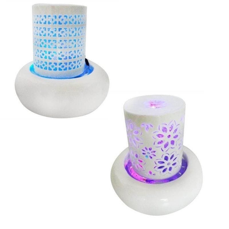 Fonte de Ceramica Decorativa com Quedas de Água Luz Cascata (Ft-E) - Modeloa - 1