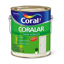 Tinta Látex Coralar econômica acrílica 3,6L laranja cítrico Coral - 1