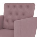 Ver imagem 3 de Kit 3 Poltronas Nina com Capitone - Rosê
