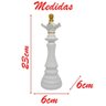 Decoração Peças de Xadrez Rei Rainha e Cavalo Escultura Média Estátua - 5