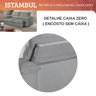 Sofá Istambul Retrátil e Reclinável Caixa Zero 2,00m Pillow de 15cm - Movenzo Estofados - 2