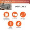 Sofá Istambul Retrátil e Reclinável Caixa Zero 2,00m Pillow de 15cm - Movenzo Estofados - 6