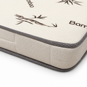 Ver imagem 4 de Colchão Solteiro 100% Espuma Bamboo Top Line D23 88x188x12cm Matelassê Toque Macio - Bege