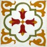 Adesivo para Azulejo Ladrilho Hidráulico Tenerife Vinil 15x15cm 16 peças Cosi Dimora - 1