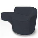 Ver imagem 4 de Sofá 3 Lugares Curvo Living Firenze Direito D02 Linho Chumbo 180cm D-465 - Lyam