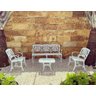 Conjunto para Jardim Búzios (01 Mesinha + 02 Poltronas + 01 Banco 3 Lugares) Piscina Varanda Clube H - 1