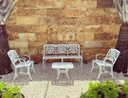 Ver imagem 1 de Conjunto para Jardim Búzios (01 Mesinha + 02 Poltronas + 01 Banco 3 Lugares) Piscina Varanda Clube H