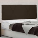 Ver imagem 1 de Cabeceira Painel King 195 Cm Dunas Suede Marrom