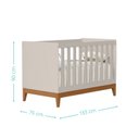 Ver imagem 7 de Berço Americano Mini Cama Flip Areia Fosco