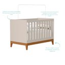 Ver imagem 5 de Berço Americano Mini Cama Flip Areia Fosco