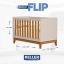 Ver imagem 6 de Berço Americano Mini Cama Flip Areia Fosco Savana