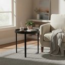 Ver imagem 1 de Mesa de Apoio Redonda Moderna Jardim 50cm Enjoy Rivatti