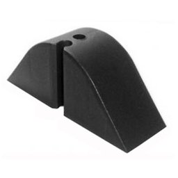 Calço para telha Ondulada Grande 2 furos Kit 400 Peça(s) - Preto - 1