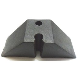 Calço para telha trapézio T 25 2 furos Kit 500 Peça(s) - Preto - 1