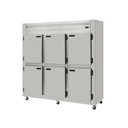 Ver imagem 1 de Geladeira Comercial 6 Portas de Inox Escovado 220v 35kres6pd Kofisa
