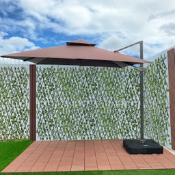 Ombrelone Guarda Sol Java Aluminio 2,5 X 2,5 C/ Base 100l - 1