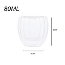 Ver imagem 3 de Conjunto 2 Copos de Café Parede Dupla de Vidro Borossilicato Classic 80ml Lyor