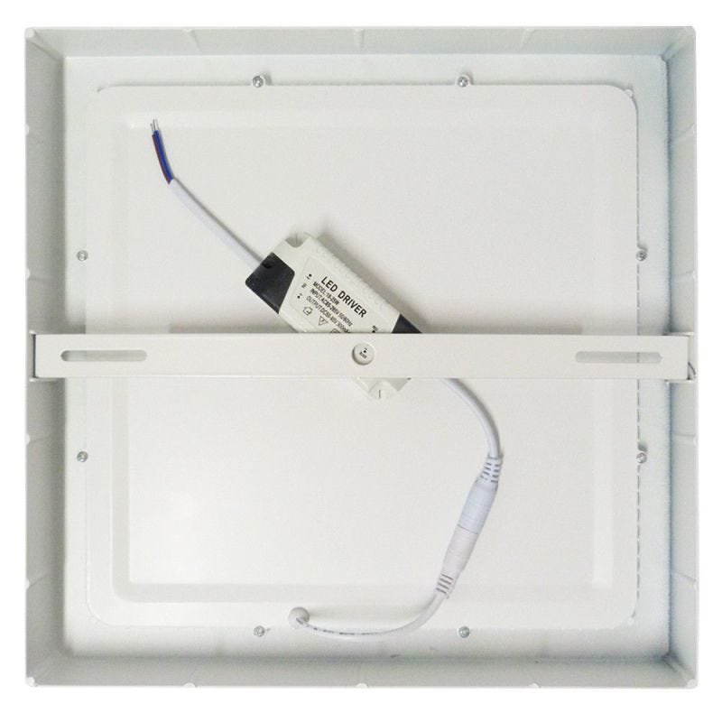 Kit 5 Painel Plafon LED Sobrepor Quadrado 12W Branco Neutro 4000K - 1