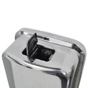 Ver imagem 4 de Saboneteira Inox 1000ml Dispensador Manual de Sabonete Líquido Alcool Gel Biovis