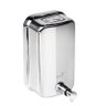 Saboneteira Inox 1000ml Dispensador Manual de Sabonete Líquido Alcool Gel Biovis - 1